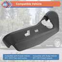 924-438 Black Left Driver Side Seat Track Cover, Power Seat Switch Panel Bezel Seat Track Shield Cover Trim Compatible With Chrysler Dodge Vehicle 2011-2016 Town & Country, 2011-2019 Grand Caravan
