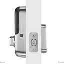 Yale | LiftMaster Smart Lock with Touchscreen Deadbolt- Works with myQ App & Key by Amazon in-Garage Delivery when paired with Smart Garage Hub (sold separately), Satin Nickel