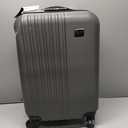 Travelers Club Cosmo Hardside Spinner Luggage, Charcoal Grey, Carry-On 20-Inch