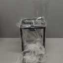 MELUCEE Black Pendant Lights Kitchen Island 1-Light, 5 Color Dimmable Led Pendant Light Ceiling Hanging Over Sink with Crystal Bubble Glass, Modern Integrated LED Hanging Light Dining Room Lighting