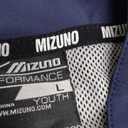 Mizuno boys Youth Gametime Long Sleeve Hitting Jacket (Large, Navy)