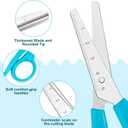 Toidgy 50 Pack Kids Scissors, 5 Inch Scissors Bulk for School, Blunt Tip Scissors for Kids Student Teacher,Kids Safety Scissor for Preschool Classroom Office Home,School Supplies Craft Cutting Paper