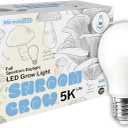 Miracle LED Shroom Grow Indoor LED Grow Bulbs for Oyster, Shiitake, Lions Mane Mushrooms ect. with Absolute Daylight Full Spectrum Replace 100W LED Grow Bulbs (36-Pack)