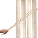 20PCS Wood Dowel Rod 24 Inch  Wooden Dowels 1/4 inch x 24 Inch for Crafts Wood Craft Sticks Bamboo Rod Bamboo Sticks Long for DIY Projects