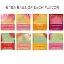 Taylors of Harrogate Assorted Green & Herbal Teas Sampler, Variety Pack Gift Box, Individually Wrapped Bags, 48 Count (Pack of 1), Premium Green & Herbal Teas, Mixed Caffeinated & Caffeine-Free Selection, 48 Teabags