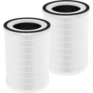 True HEPA KILO Filter For Afloia KILO, KILOPLUS, KILOPRO, MIRO, MIRO PRO and for MORENTO MR-Kilo, Kalo Air Purifier, 360 3-Stage Filtration for Home Bedroom Large Room Odor Dust Pollen Smoke, 2 Pack