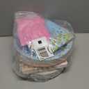 OBUSATT 192PCS Gender Reveal Party Supplies Baby Shower Party Tableware Gender Reveal Plates and Napkins Plastic Forks Boys Girls Blue and Pink Paper Plates for Baby Shower Wedding Birthday 48 Guests