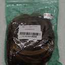 REECHO 20" 1-Pack 3/4 Full Head Curly Wave Clips in on Synthetic Hair Extensions HE008 Hairpieces for Women 5 Clips 4.5 Oz per Piece - Medium Warm Brown