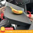 Tesla Model Y Model 3 Accessories 2020 to 2026, Car Eating Food Table Alset Tray, Center Console Organizer, for Autopilot, Road Trips. Anti-Slip Mat for Stability. (Tray ONLY)