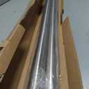 Ivilon Drapery Window Curtain Rod - End Cap Style Design 1 Inch Pole. 72 to 144 Inch Color Brushed Nickel