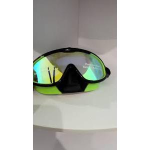 Vvinca 1 pc Kids-Swim-Goggles with Nose Cover, Swimming Diving Mask Wide View Anti Fog UV Anti Shattered Lens for Kids 3-5
