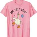 One Silly Goose Funny 1st First Birthday Boy 1 Year Old T-Shirt