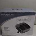 MOUNTRAX Foot Massager Machine with Heat, Foot Massager for Plantar Fasciitis, Neuropathy Pain, Shiatsu Foot Massager with Remote, Fits Feet Up to Men Size 12 (Black)