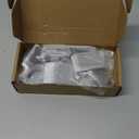 Peaha 10 Pack Kitchen Cabinet Handles 1-5/16 inch Black Pulls for Dresser Drawers Door Edge Finger Pull Aluminum Alloy Hardware