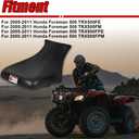 ECOTRIC ATV Complete Seat Compatible with 2005-2011 Honda Foreman 500 TRX500 2005-2014 Honda Foreman Rubicon 500 TRX 500 Replacement for 77100-HN2-B70ZA Black
