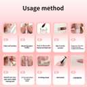 Acrylic Nail Powder Set, 6 Colors, Advanced Polymer, 0.33 oz Each (43 color combination A, 10g/0.35oz)