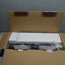 MELUCEE 3-Light Modern Vanity Lighting in Matte Black Finish, Industrial Bathroom Lights Over Mirror with Seeded Glass Shade Indoor Wall Light Fixtures for Bathroom Kitchen (Patent No.: US D963914 S)