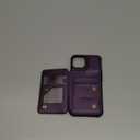 Vinich for iPhone 14 Wallet Case with Card Holder, RFID Blocking Credit Slots Kickstand Shockproof Phone Cover for Women Men, Purple