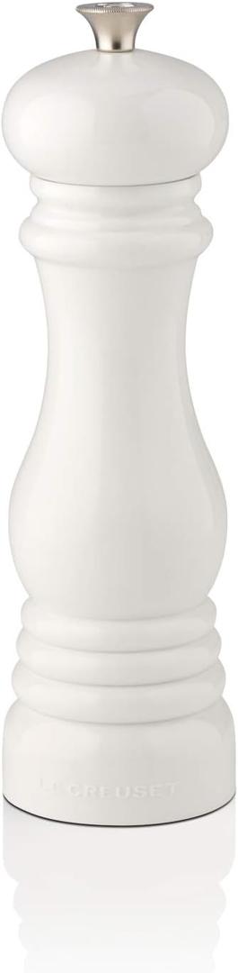 Le Creuset Salt Mill, 8" x 2 1/2", White