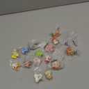 Sliner 16 Pcs Miniature Resin Mushroom Figurines Mini Mushroom Figurines Cute Fairy Garden Ornaments Bonsai Crafts for Home Outdoor Micro Decoration Lawn Colorful Moss Landscape DIY