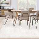 Area Rugs 8x10 Living Room: Washable Rug Modern Abstract Large Rugs Soft Non Slip Neutral Rug Stain Resistant Indoor Carpet for Bedroom Kitchen Dining Room Table Nursery Home Office Rugs(Beige,8'x10')