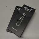 2 x Alizeal Mens Solid Color Tie with Pocket Square 3.15inches Necktie Set (#A1-114-magenta)