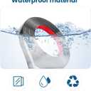 Peel and Stick Molding Trim Waterproof Mirror Tape Border Flexible Wall Trim Molding Self Adhesive for Home Decoration Wall Protection(32.8 Ft) (Black)