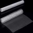 SATINIOR 2 Sheets 13.7 x 40 Inches Chicken Wire Fence Wire Mesh Roll Hardware Cloth Small Galvanized Welded Metal Cage Fence for Crafting Coop Rabbit Snake Poultry Enclosure