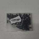 M6 x 25mm Hex Head Screw Bolt, 25 PCS Stainless Hex Bolts, Full Thread, 18-8 Stainless Steel (304), Black Coating