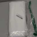 N&Y HOME Fabric Shower Curtain Liner 60 x 72 inches Bath Stall Size, Hotel Quality, Washable, Water Repellent, White Bathroom Curtains with Grommets, 60x72