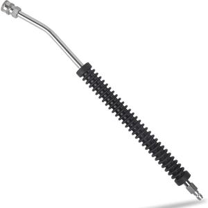 McKillans Car Pressure Washer Extension Wand - Power Washer Wand Extension for Car Wash - Short Pressure Washer Wand Replacement - Pressure Washer Accessories & Attachments - 1/4 Quick Connect Plug (Curved Wand)