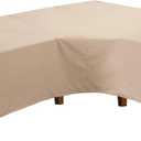 Patio Right-Facing Sectional Lounge Set Cover 106''L x 85''L x 34''D x 31''/26''H Waterproof Outdoor Furniture L-Shaped Sofa Sectional Covers