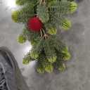 Artoid Mode Beige Xmas Tree Christmas Table Runner, Seasonal Winter Kitchen Dining Table Decoration for Home Party Decor 13x72 Inch