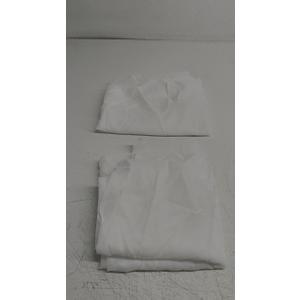 Window Curtains 2 Pack White 40"x 86"