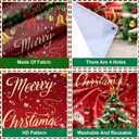 Christmas Door Cover Xmas Banner, 70.8 x 35.4 inch Hanging Front Door Cover Christmas Decor Backdrop Santa Background for Home Winter Holiday, Santa Claus