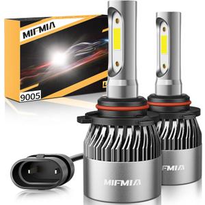 / Bulbs 6500K Cool White 900% Brighter 36000LM, Plug-N-Play with Cooling Fan IP68 Waterproof Off Road Lights, Pack of 2