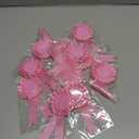 12 Pieces Blank Award Ribbon Prize 1st Place Rosette Medal Winner Victory Recognition Participation Ribbon for Competition Sport Event School Contest(Pink)