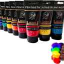Professional Acrylic Paint Sets-20 Colors(75ml/2.54oz)-Heavy Body Acrylic Paint Tubes, Art Supplies for Canvas Painting, Rocks, Woods & Egg, Thick Body Paints for Artists, Adults, Beginners