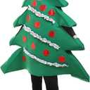 Dacnod Christmas Tree Costume Women,Christmas Tree Dress Onesie Set with Shoe Covers for Woman Cosplay (Adult)