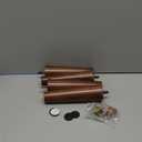 Wood Sofa Legs 8 Inch Set of 4 Cabinet Chair Mid Century Modern Replacement Furniture Feet Set of 4 Screw in Predrilled M8 Bolt