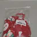 Lanyarco Snowman Dog Christmas Pajamas Xmas Cotton Pet Jumpshit Christmas Onesie PJS for Large Dogs, Back 23" XLarge Red