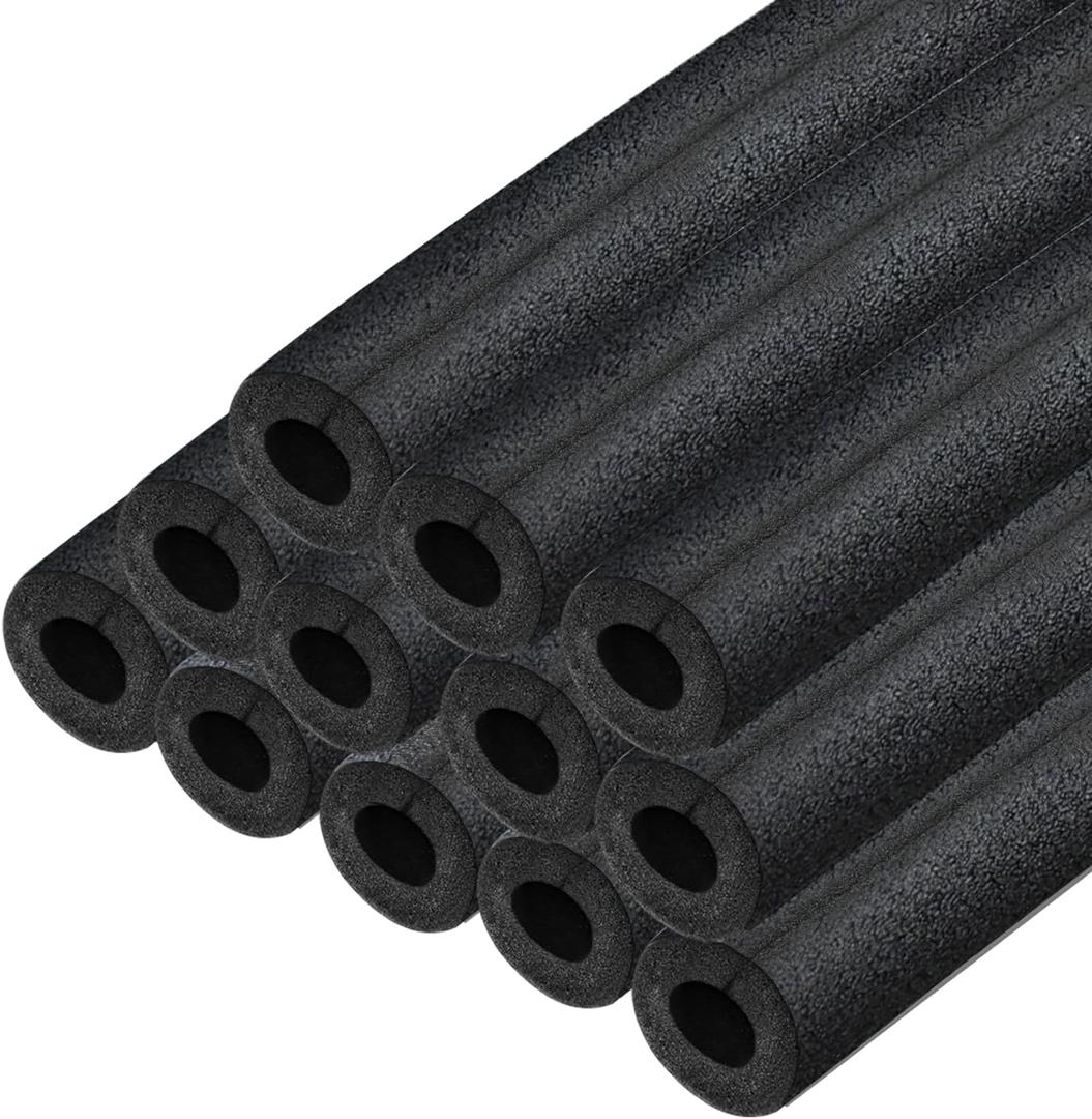 HEATIT Insulating Foam Pipe Covers, Outdoor Water Pipe Insulation Water Pipe Freeze Protection,Foam Tube Suitable for Outdoor and Indoor Water Pipe Pipeline(12 Pcs,3/4inch)