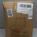 Honeycomb Outdoor Essentials Deep Seat, 24 x 24, Zaire Black Chair Cushion for Patio Furniture