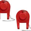 Korky Ultra Standard 2-Inch Universal Toilet Flapper - Long Lasting Rubber - Easy to Install - Made in USA, 100BP (2 Pack)