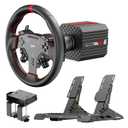 PXN Direct Drive Racing Wheel, VD6 Bundle - 6Nm Force Feedback, Servo Motor Base, 11-inch Gaming Steering Wheel, Hall Effect 2-Pedal, Desk Clamp - PC Sim Racing Bundle for Windows 7-11