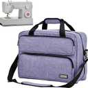 HOMEST Sewing Machine Carrying Case, Universal Tote Bag with Shoulder Strap Compatible with Singer, Brother, Janome, Purple (Patent Design)