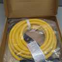 Kanayu 20ft Generator Transfer Switch Adapter Cord Compatible with NEMA L5-30p to L14-30r, 30 Amp Locking 3 Prong to 4 Prong Adapter Rv Generator to House Inlet Box, STW 10 Awg, Etl Listed