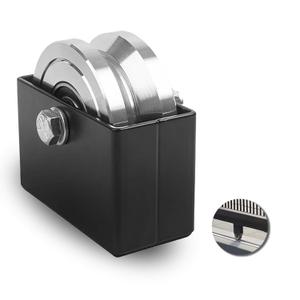 4" V - Groove Slide Gate Wheel with Dual Sealed Bearings Powerful Supports Up to 3000lbs Featuring Weld on Bracket Box for Sliding Rolling V Inverted Track Gates