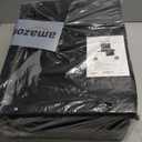 SPORT BEATS Stadium Seats with Back Support Bleacher Chairs with Back and Cushion Thick Padded Bleacher Seats Includes Shoulder Strap (Black)