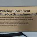 Beach Tent Sun Shelter Pop Up Easy Setup in 3S Instant Tents for 4/5 Person Beach Umbrella Sun Shelter Shade, UV 50+ Protection, Wind Resistant, Lightweight Portable Baby Tents Shade for Family
